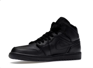 Jordan 1 Mid Triple Noir