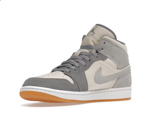 Jordan 1 Mid SE Lait de coco Gris particules