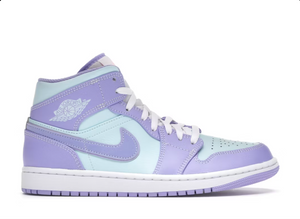 Jordan 1 Mid Purple Aqua