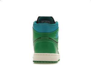 Jordan 1 Mid Lucky Vert Aquatone