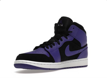 Load image into Gallery viewer, Jordan 1 Mid Black Dark Concord
