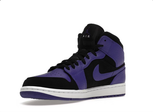 Jordan 1 Mid Noir Concord foncé