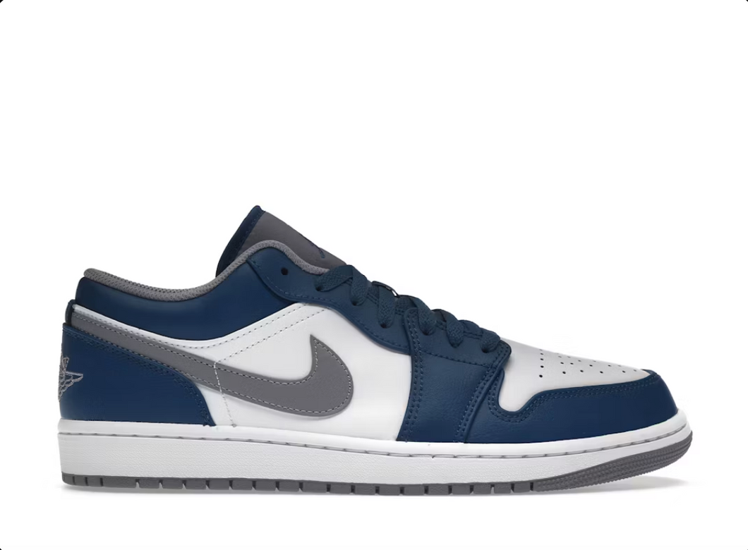 Jordan 1 Low Bleu véritable