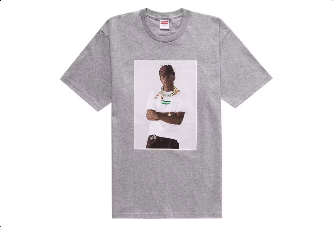 T-shirt Supreme Tyler The Creator gris chiné