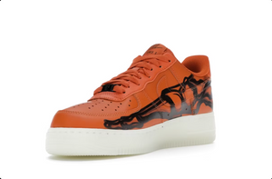 Nike Air Force 1 Low Orange Squelette Halloween (2020)