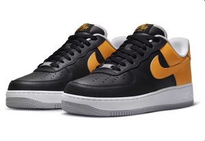 Nike Air Force 1 Low '07 Noir Kumquat Gris Fumé Clair