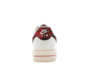 Nike Air Force 1 Low '07 LV8 Tartan Plaid Blanc Rouge Université