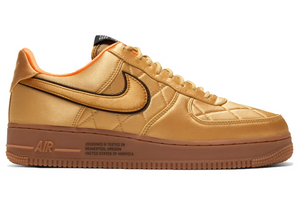 Pack Nike Air Force 1 Low en satin matelassé Blé