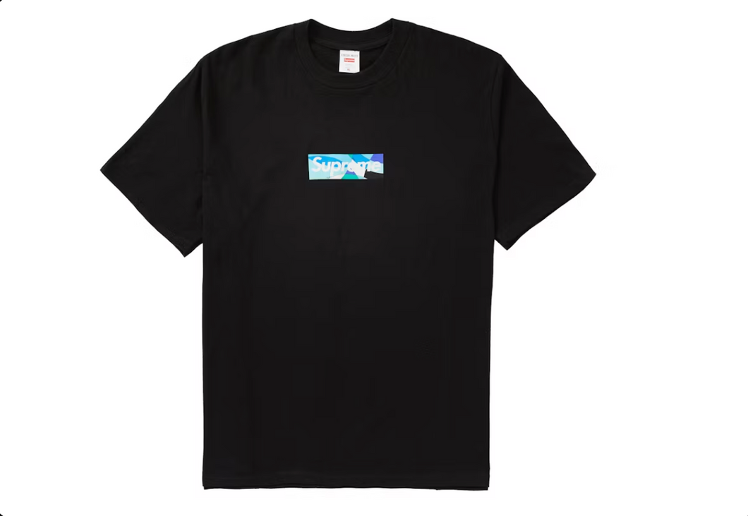 T-shirt Supreme avec logo Emilio Pucci Box Noir/Bleu