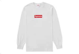 T-shirt à manches longues Supreme Box Logo Blanc