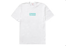 Charger l&#39;image dans la galerie, T-shirt Supreme Tiffany &amp; Co. Box Logo Blanc
