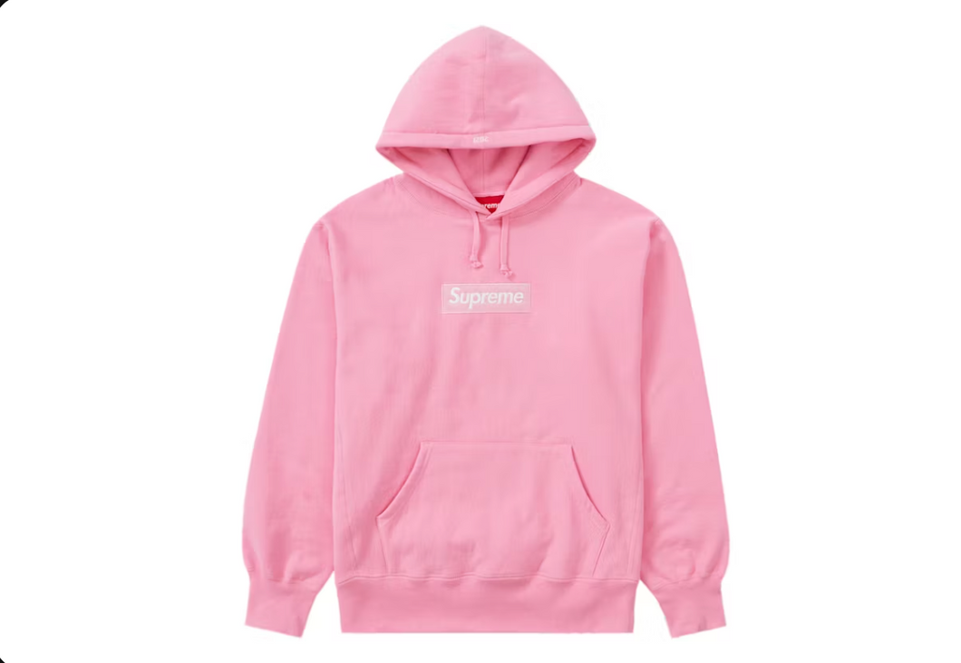 Supreme Box Logo Hooded Sweatshirt (FW21) Pink