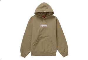 Sweat à capuche Supreme Box Logo (FW23) Sable foncé