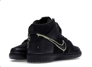 Nike SB Dunk High FAUST Noir Or