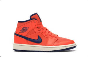 Jordan 1 Mid Turf Orange Bleu Void