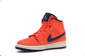 Jordan 1 Mid Turf Orange Bleu Void