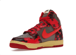 Nike Dunk High 1985 Rouge délavé à l'acide