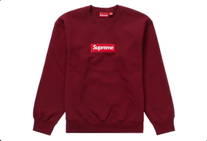 Pull ras du cou Supreme Box Logo (FW22) Cardinal