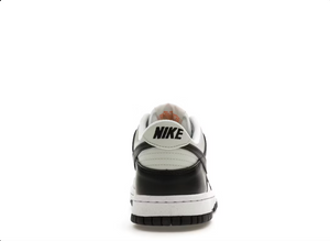 Nike Dunk Low Black Bright Mandarin Mini Swoosh