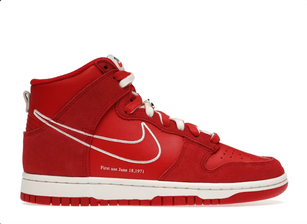 Nike Dunk High First Use Red