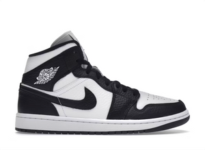 Jordan 1 Mid Split Noir Blanc