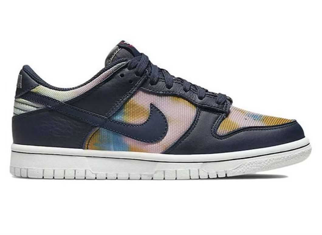 Nike Dunk Low Graffiti Bleu marine