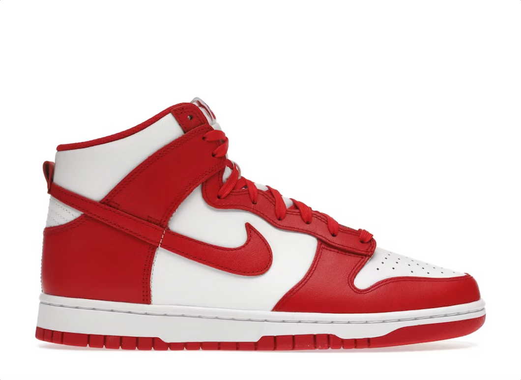 Nike Dunk High Championship Blanc Rouge