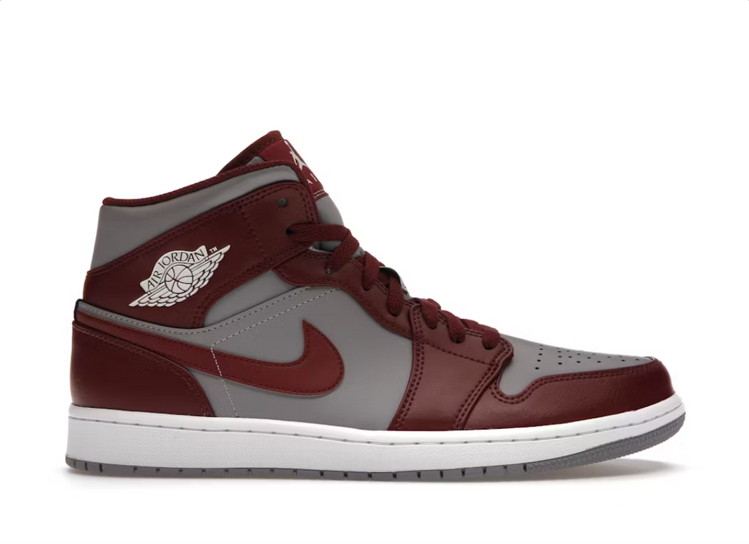 Jordan 1 Mid Cherrywood Rouge