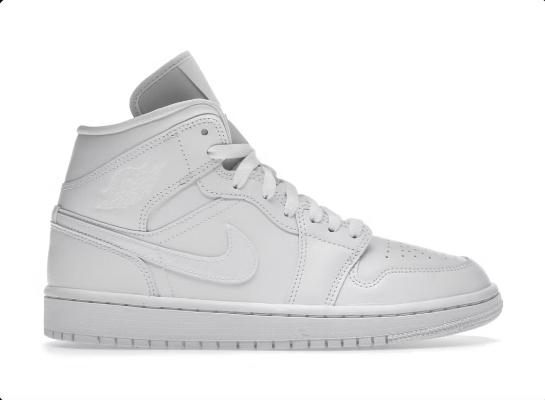 Air Jordan Mid Triple Blanc (2022)