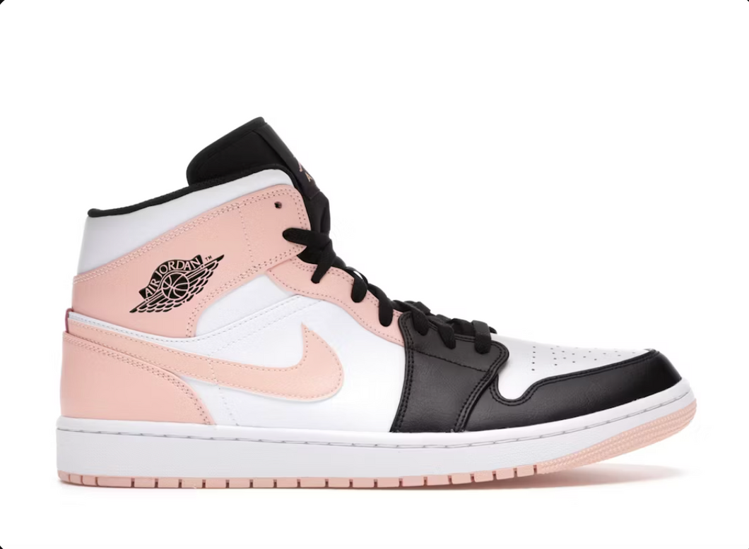 Jordan 1 Mid Arctic Orange Bout Noir