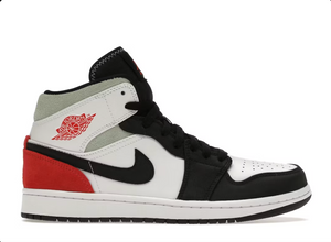 Jordan 1 Mid SE Red Black Toe