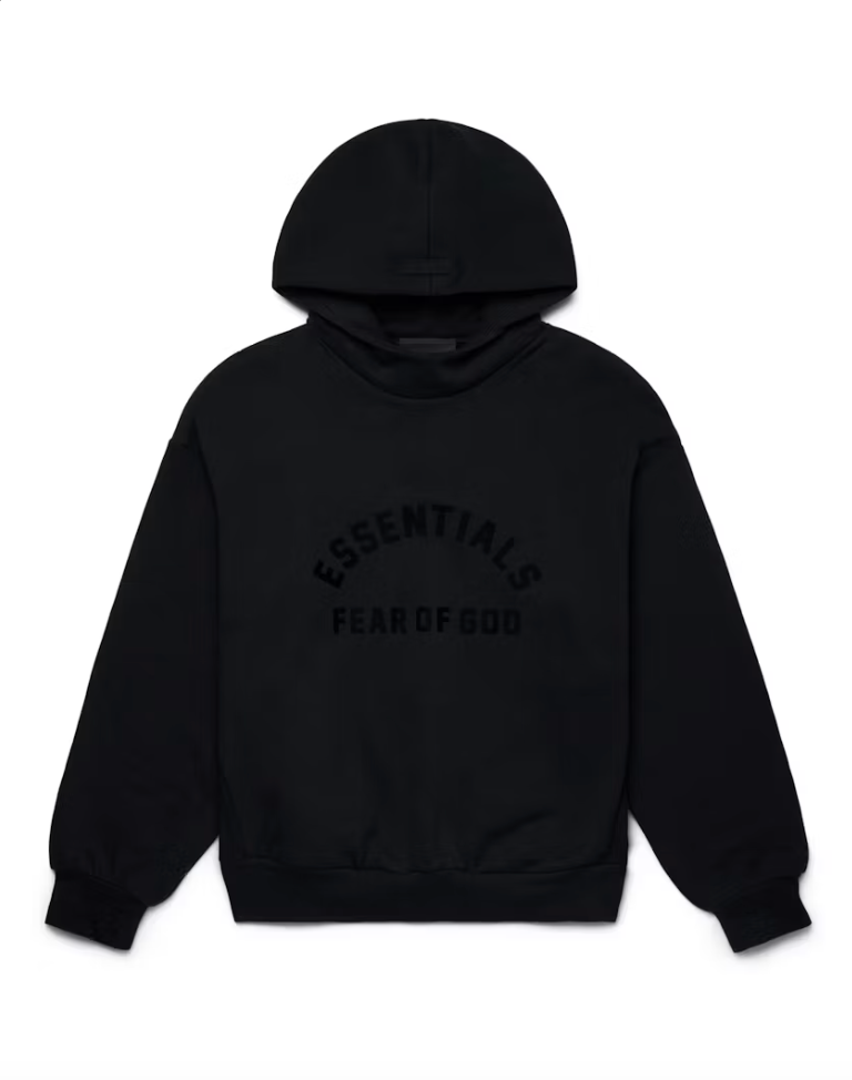 Sweat à capuche Fear of God Essentials coloris noir