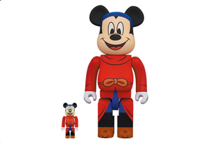 Coffret Bearbrick Fantasia Mickey 100 % et 400 %