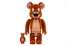 Charger l&#39;image dans la galerie, Coffret Bearbrick Tom et Jerry : Jerry Flocky 100 % et 400 %
