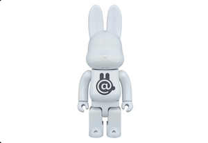 Bearbrick Rabbrick CHROME 400% BLANC