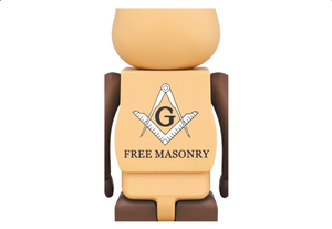 Bearbrick Freemasonry 100% & 400% Set Brown