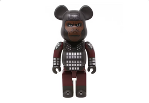 Bearbrick Planète des Singes Général Ursus 400% Gris