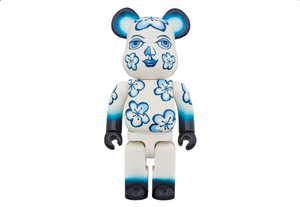 Bearbrick Hanako 400% Blanc/Bleu