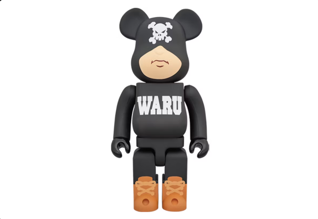 Bearbrick Tokyo Tribe Waru 400% Noir