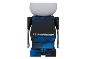 Ensemble Bearbrick x FCRB x MLB (Los Angeles Dodgers) 100 % et 400 %