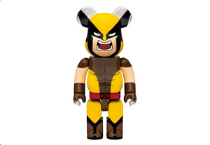 Bearbrick x Marvel X-Men Happy Lottery Wolverine (Costume Marron) 400%