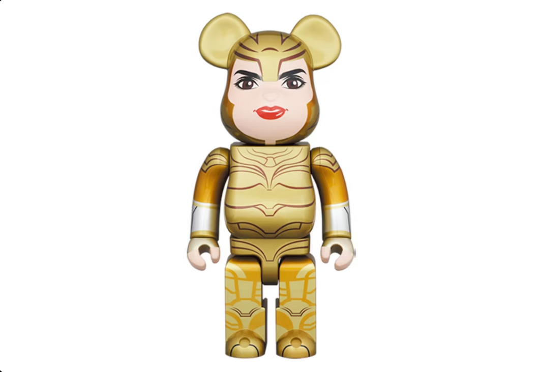 Bearbrick ARMURE DORÉE DE WONDER WOMAN 400%