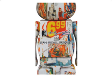 Load image into Gallery viewer, Bearbrick Andy Warhol x JEAN-MICHEL BASQUIAT #4 400%
