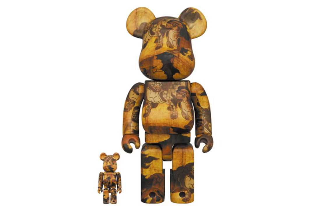 Coffret Bearbrick Eitoku Kano (Lions chinois) 100 % et 400 %