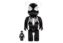 Charger l&#39;image dans la galerie, Ensemble de costumes noirs Bearbrick x Marvel Spider-Man 100 % et 400 %
