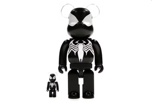 Ensemble de costumes noirs Bearbrick x Marvel Spider-Man 100 % et 400 %