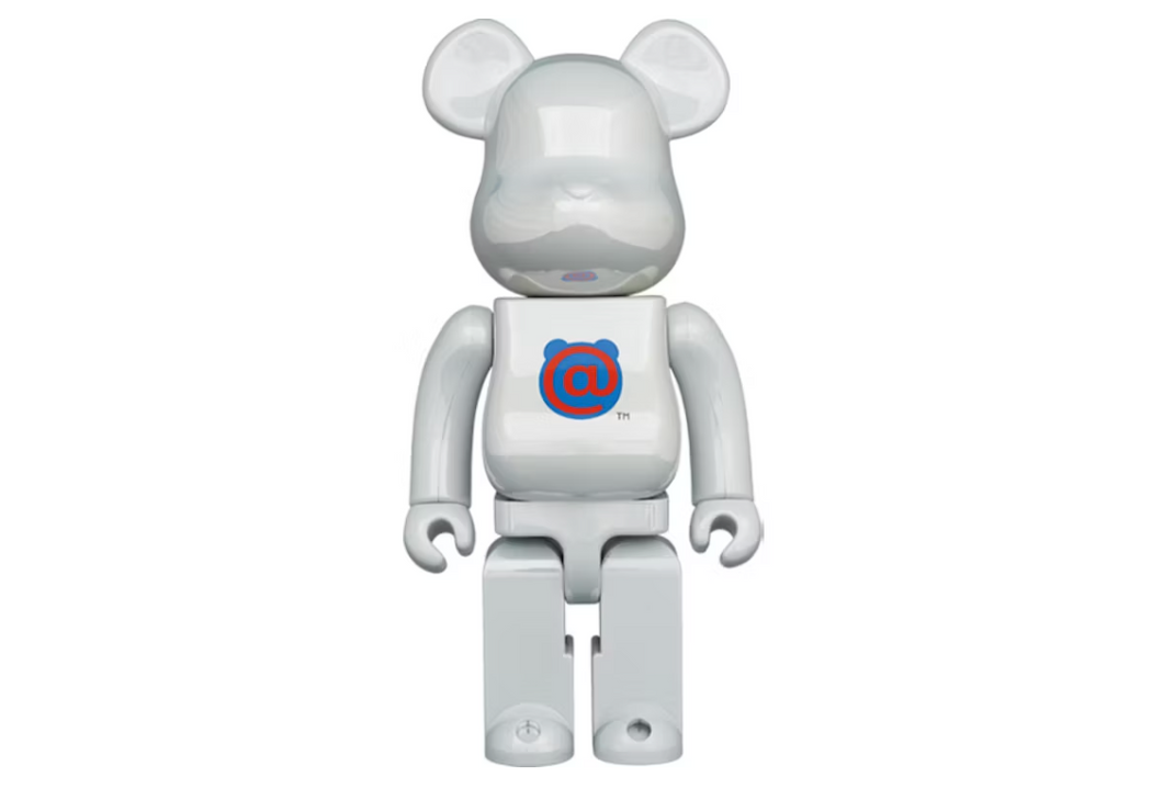 Bearbrick 20e anniversaire 1er modèle 400 % chrome blanc