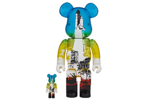 Coffret Bearbrick SPACE SHUTTLE LAUNCH Ver. 100 % et 400 %