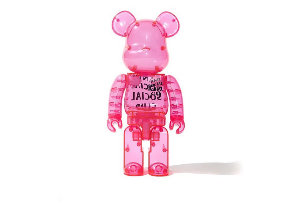 Bearbrick x Antisocial Social Club 400% rose