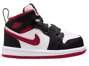 Jordan 1 Mid Gym Rouge Noir Blanc (TD)